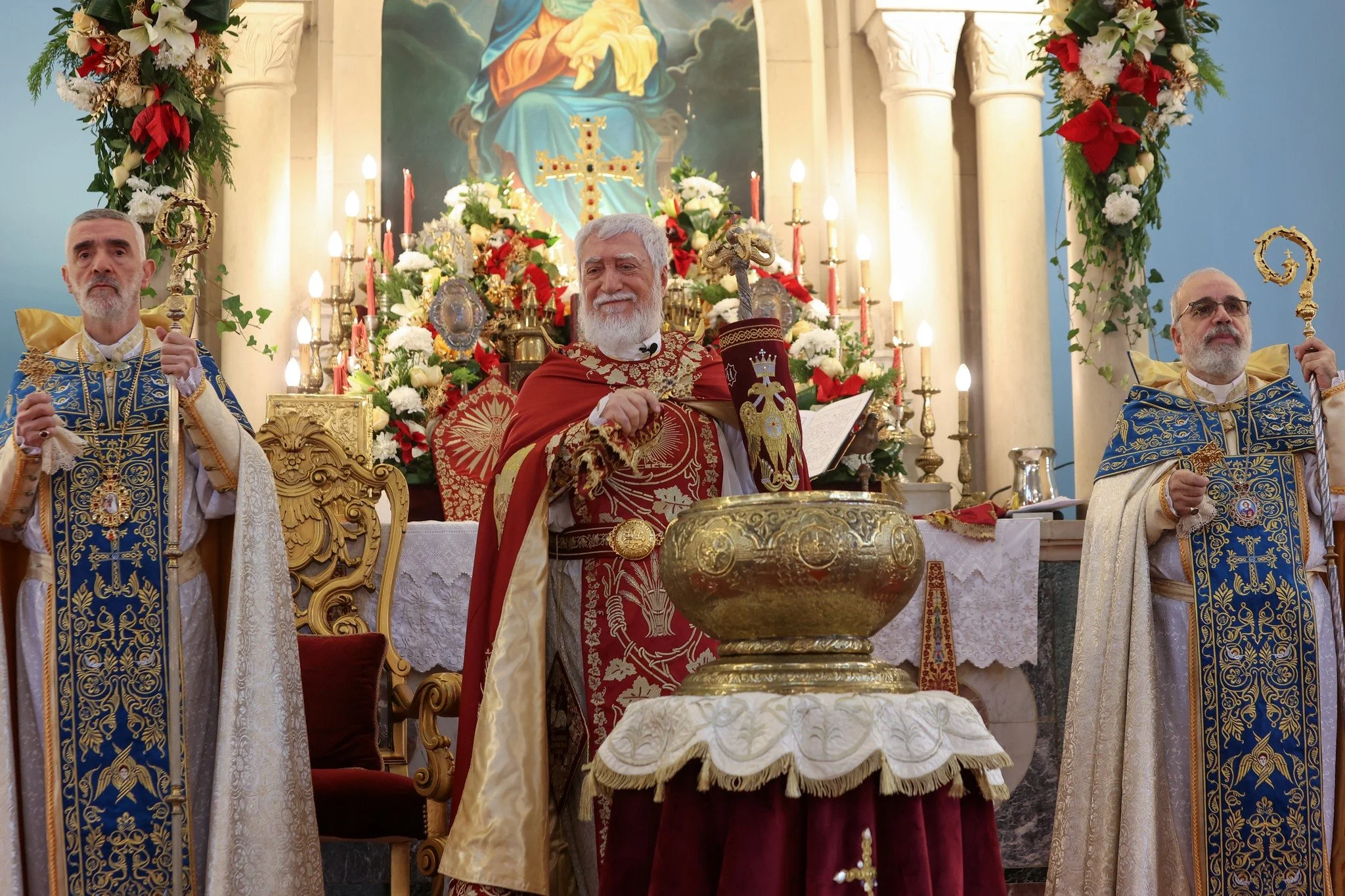 Celebration of the Feast of the Nativity and Theophany of Christ in Antelias