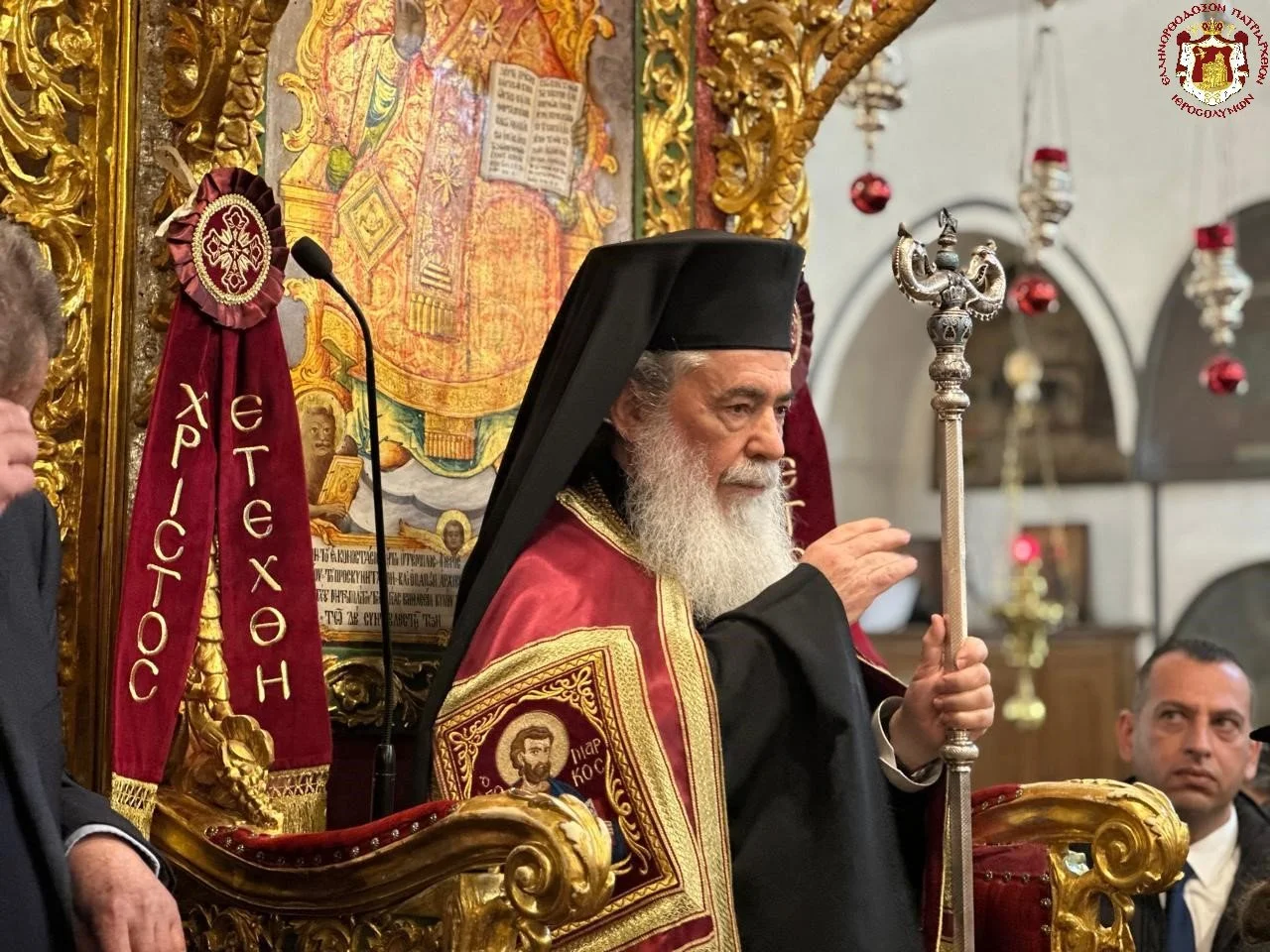 Christmas Eve at the Greek Orthodox Patriarchate of Jerusalem