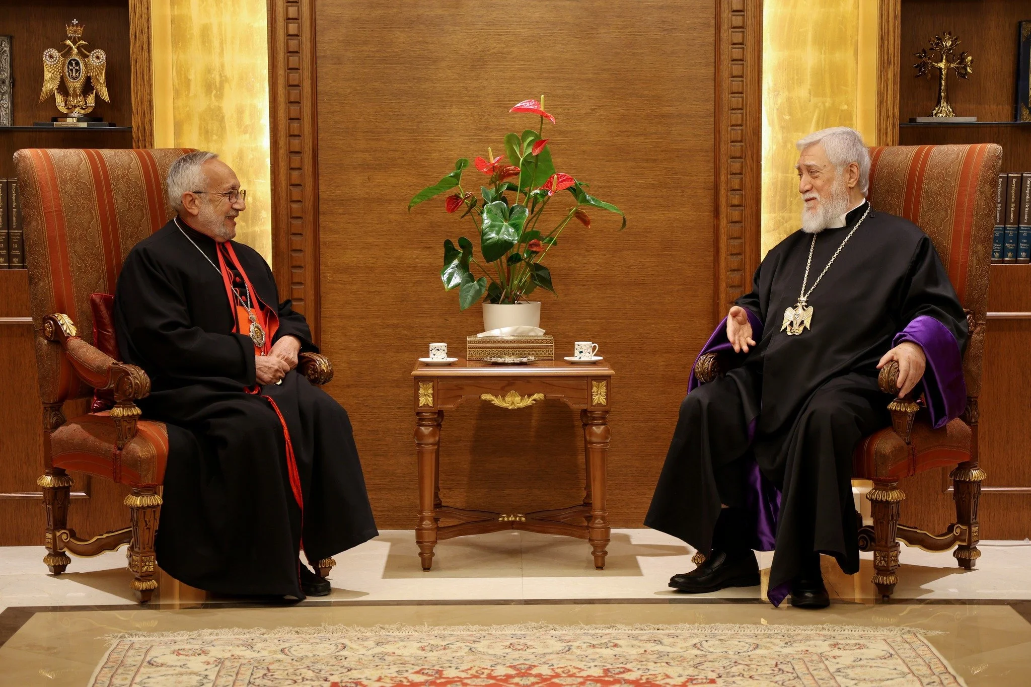 His Holiness Catholicos Aram I Received His Beatitude Patriarch Raphaël Bedros XXI
