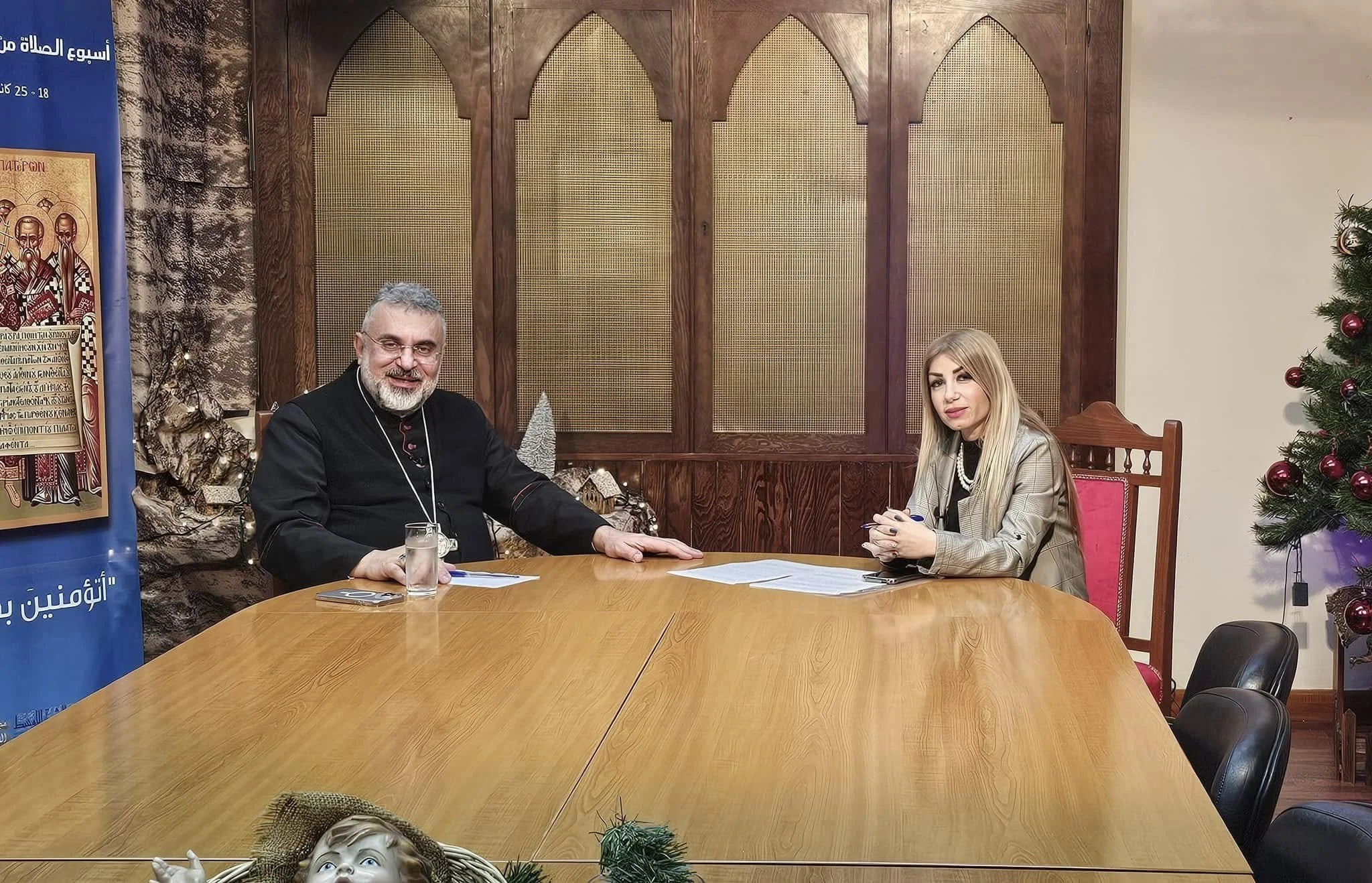 His Eminence Archbishop Youssef Soueif in a Historical Interview from the Platform at the Word at the Middle East Council of Churches