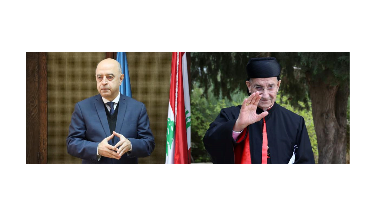 Reverend Dr. Paul Haidostian Visits His Beatitude Patriarch Cardinal Mar Bechara Boutros Al-Rai