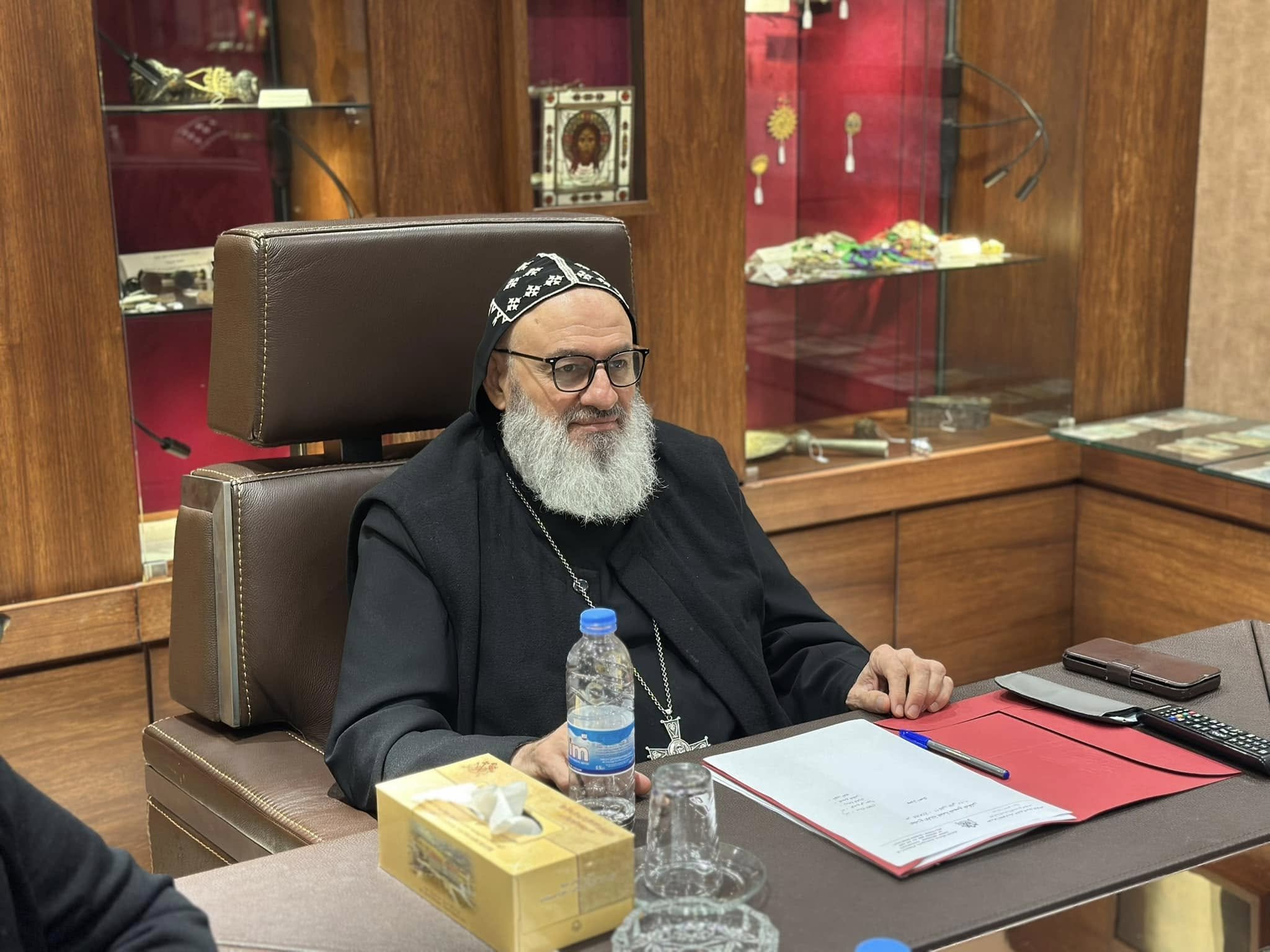 Meeting of the General Secretariat of the Holy Syrian Orthodox Patriarchate of Antioch and All the East, presided by His Holiness Patriarch Mor Ignatius Aphrem II, via the Internet