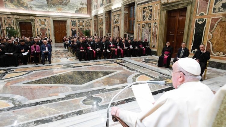 His Holiness Pope Francis urges Catholic Institutional communicators to network to bring hope