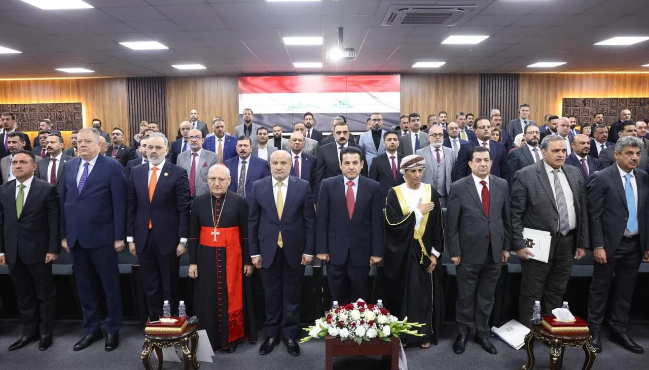 غبطة البطريرك الكاردينال لويس روفائيل ساكو يحضر مؤتمر حماية المدنيين في مستشارية الامن القومي