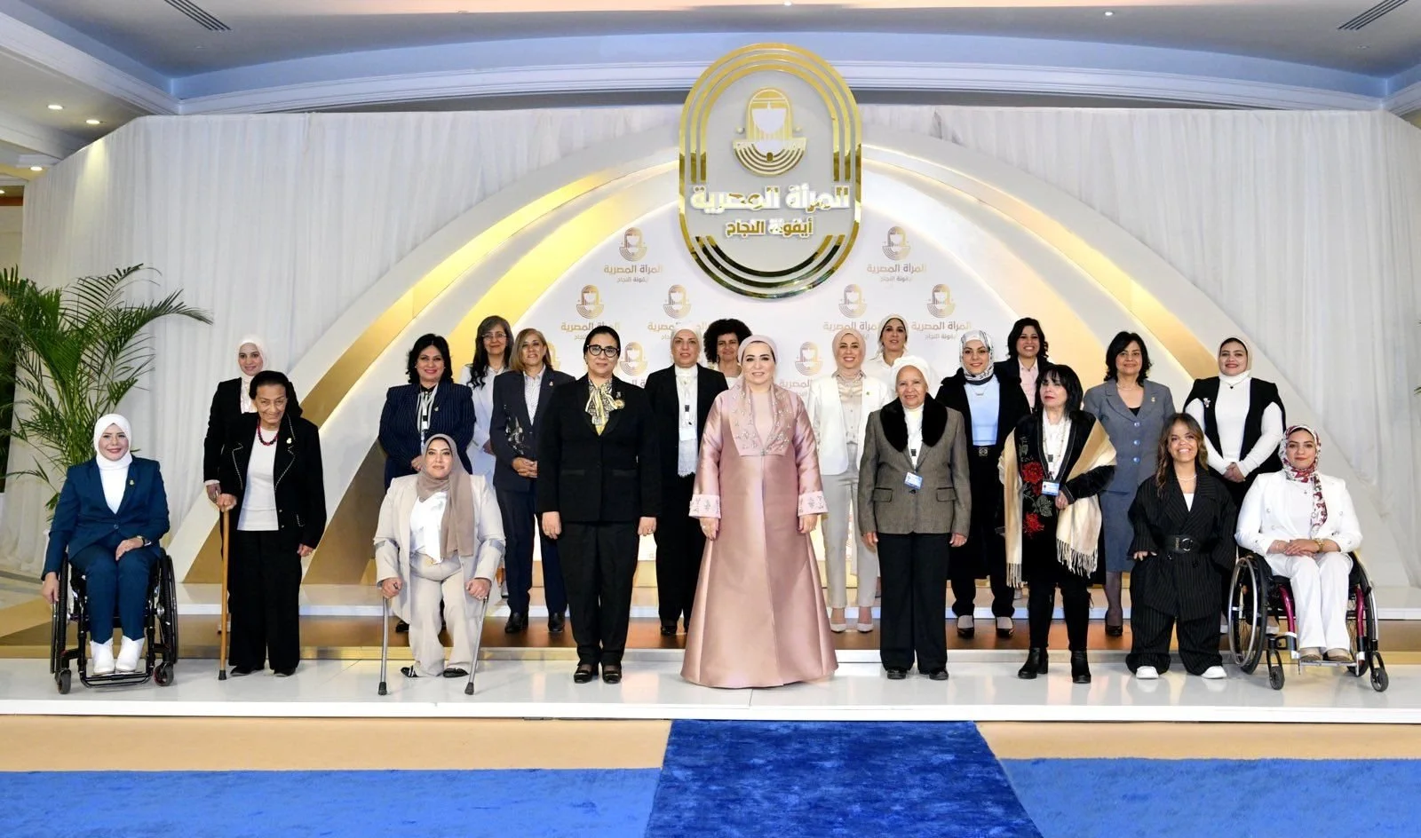 الأستاذة هالة توما تُعرب عن خالص شكرها لقرينة السيد رئيس الجمهورية على تكريمها في اليوم العالمي للمرأة في احتفال المرأة المصرية أيقونة النجاح