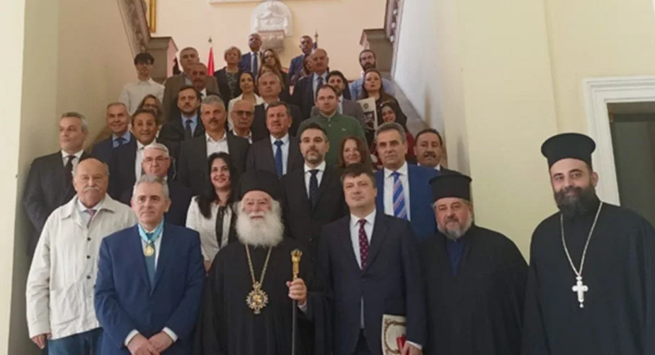 غبطة البابا ثيودروس الثاني يستقبل وفد المجمع البرلماني الدولي للأرثوذكسية