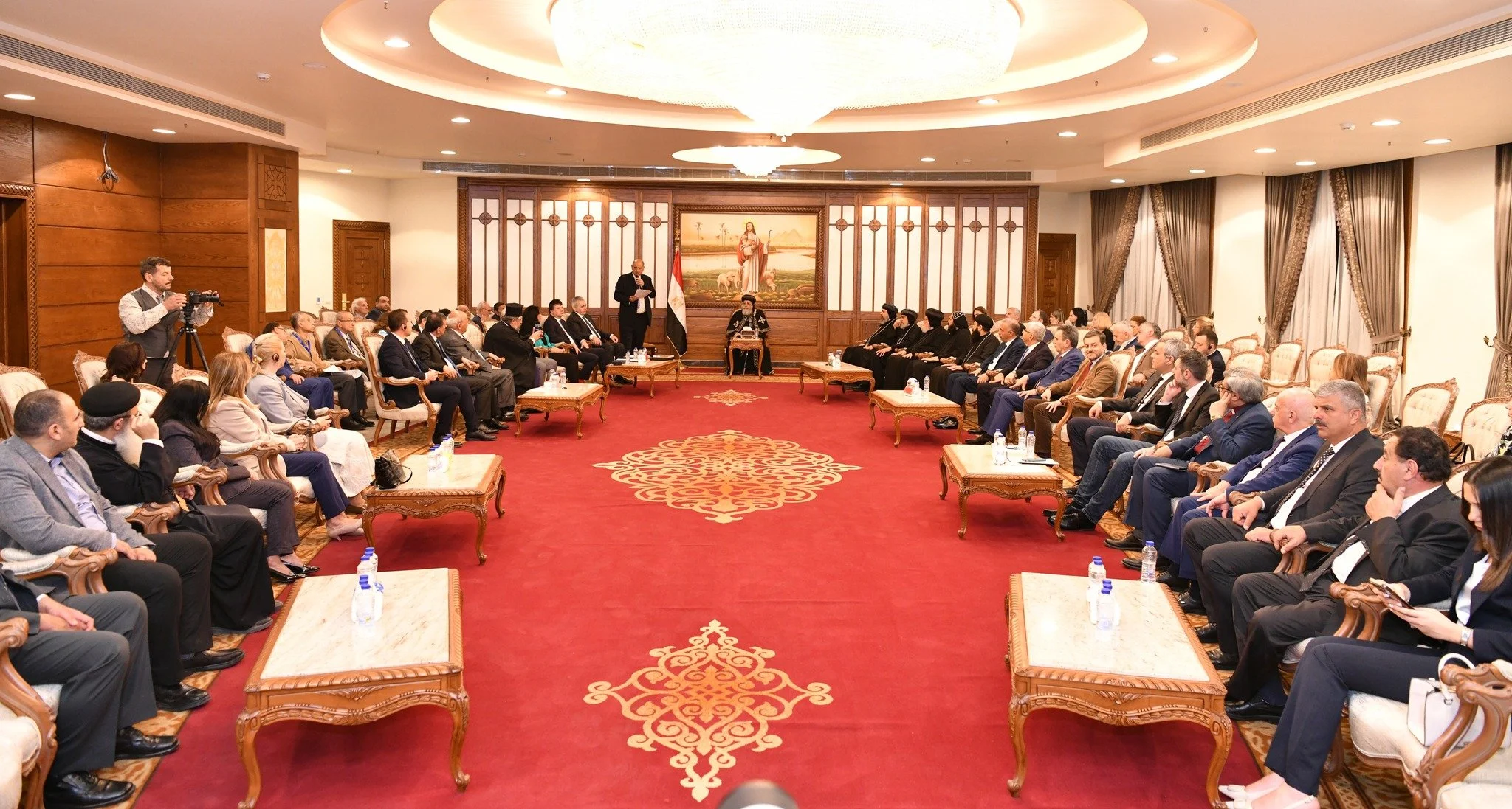 قداسة البابا تواضروس الثاني يستقبل وفد الجمعية البرلمانية للأرثوذكسية