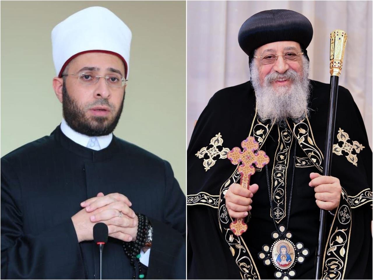 قداسة البابا تواضروس الثاني يبعث برقية تهنئة لفضيلة الدكتور أسامة الأزهري وزير الأوقاف بعيد الفطر المبارك