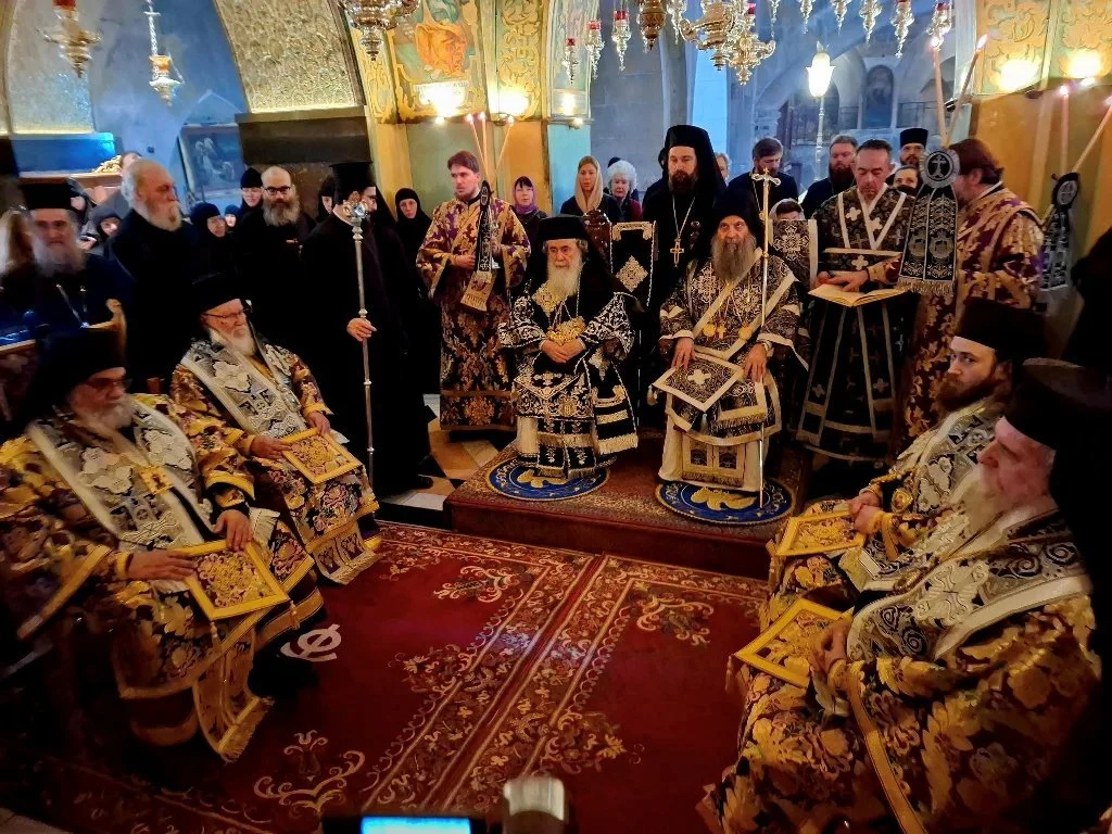 Patriarchal Co-Celebration of the Pre-Sanctified Liturgy at the Horrendous Golgotha &amp; the Honorary Award