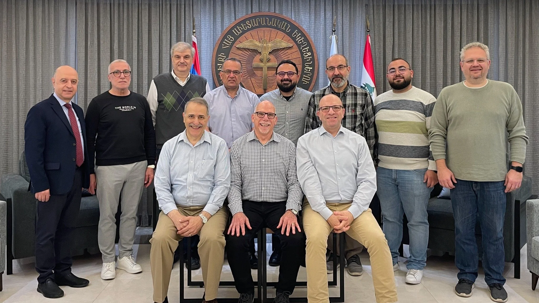 Lebanon's Armenian Evangelical Pastors in a Gathering of Fellowship Under the Presidency of Reverend Dr. Paul Haidostian