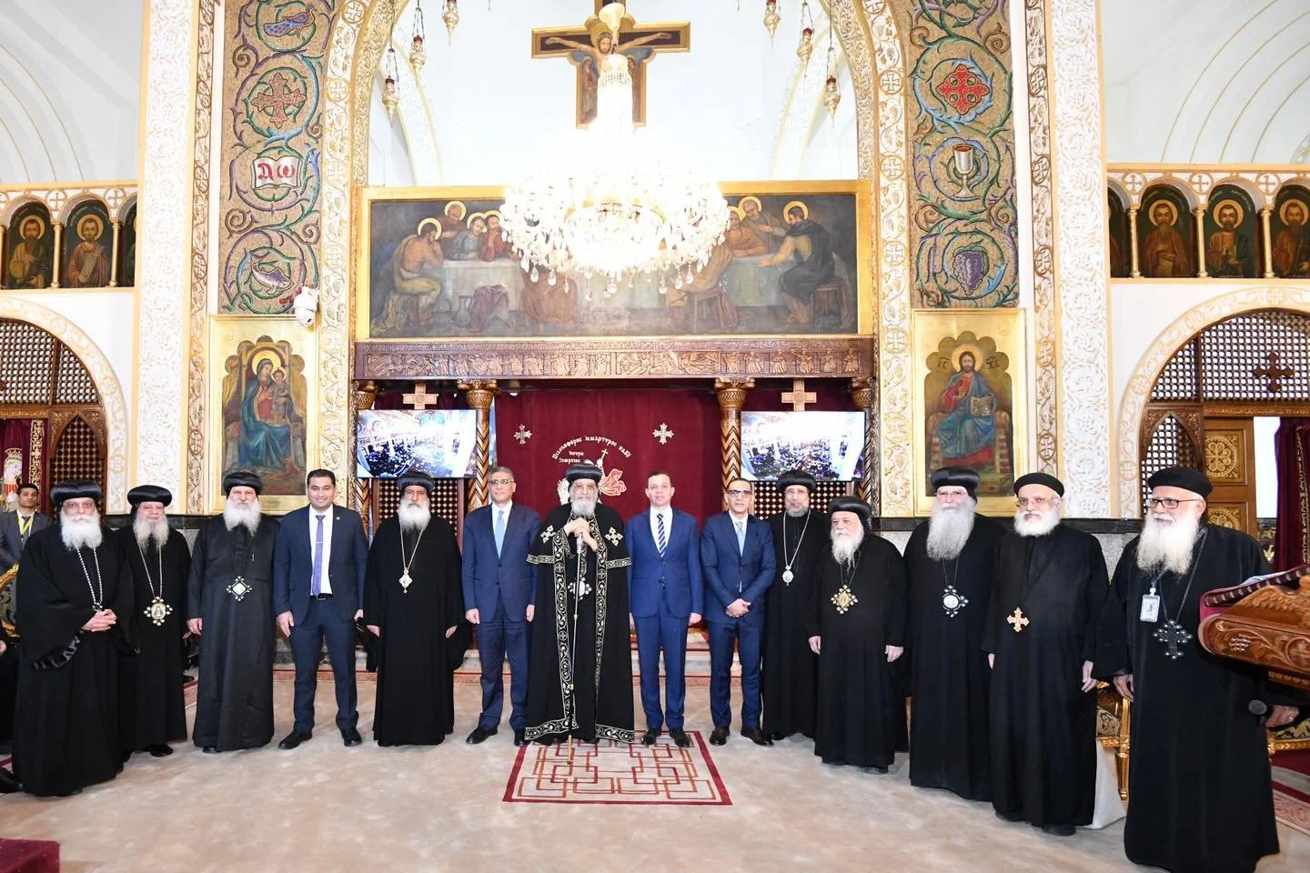 H.H. Pope Tawadros II Inaugurates the Services Building of Giza Diocese