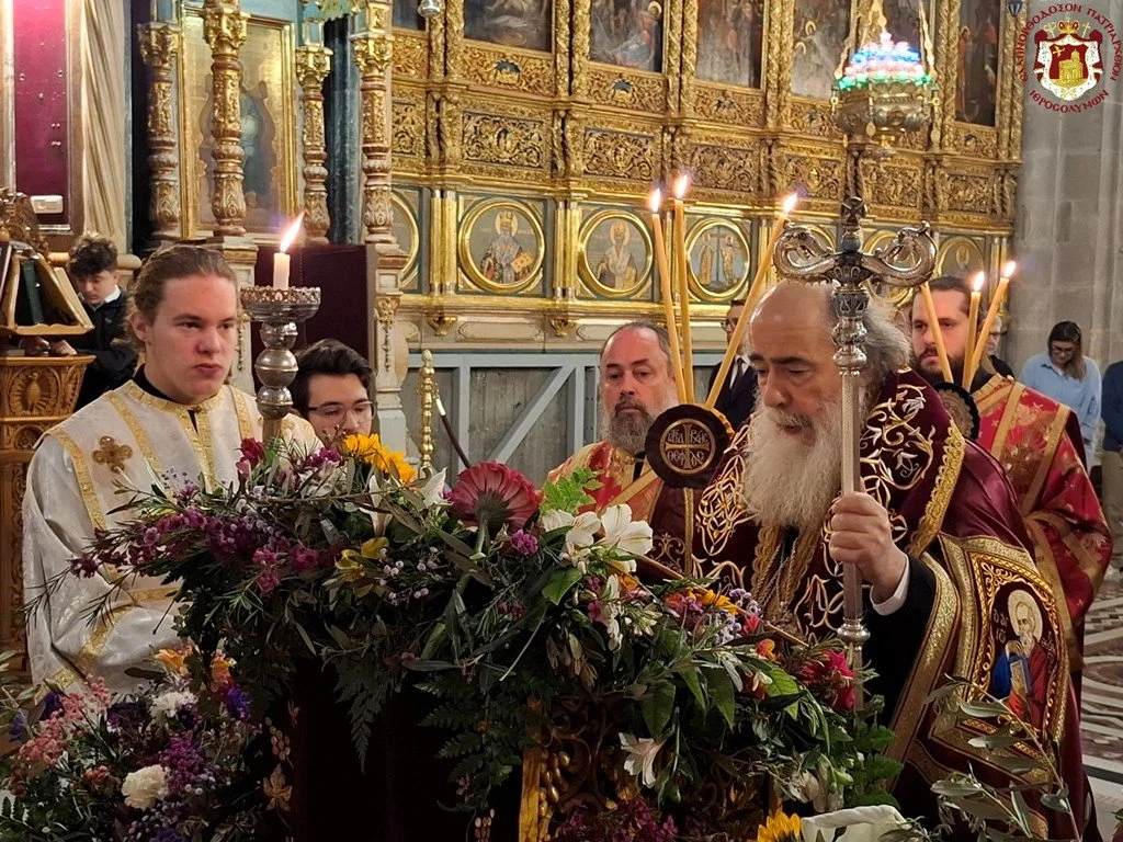 The Service of the Akathist hymn at the Greek Patriarchate of Jerusalem