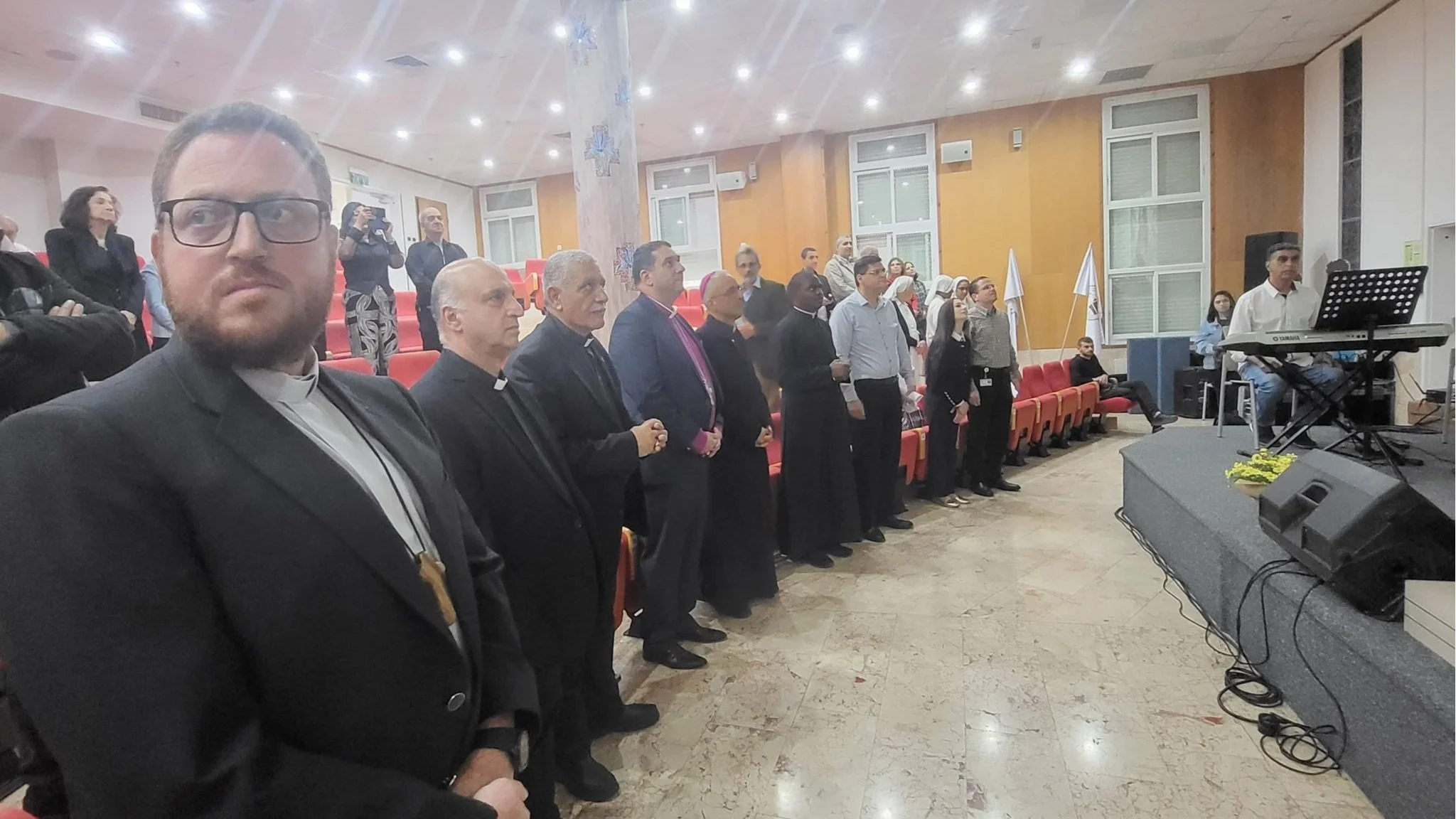 خدمة صلاة مسكونيّة في مستشفى الناصرة الإنجليزي