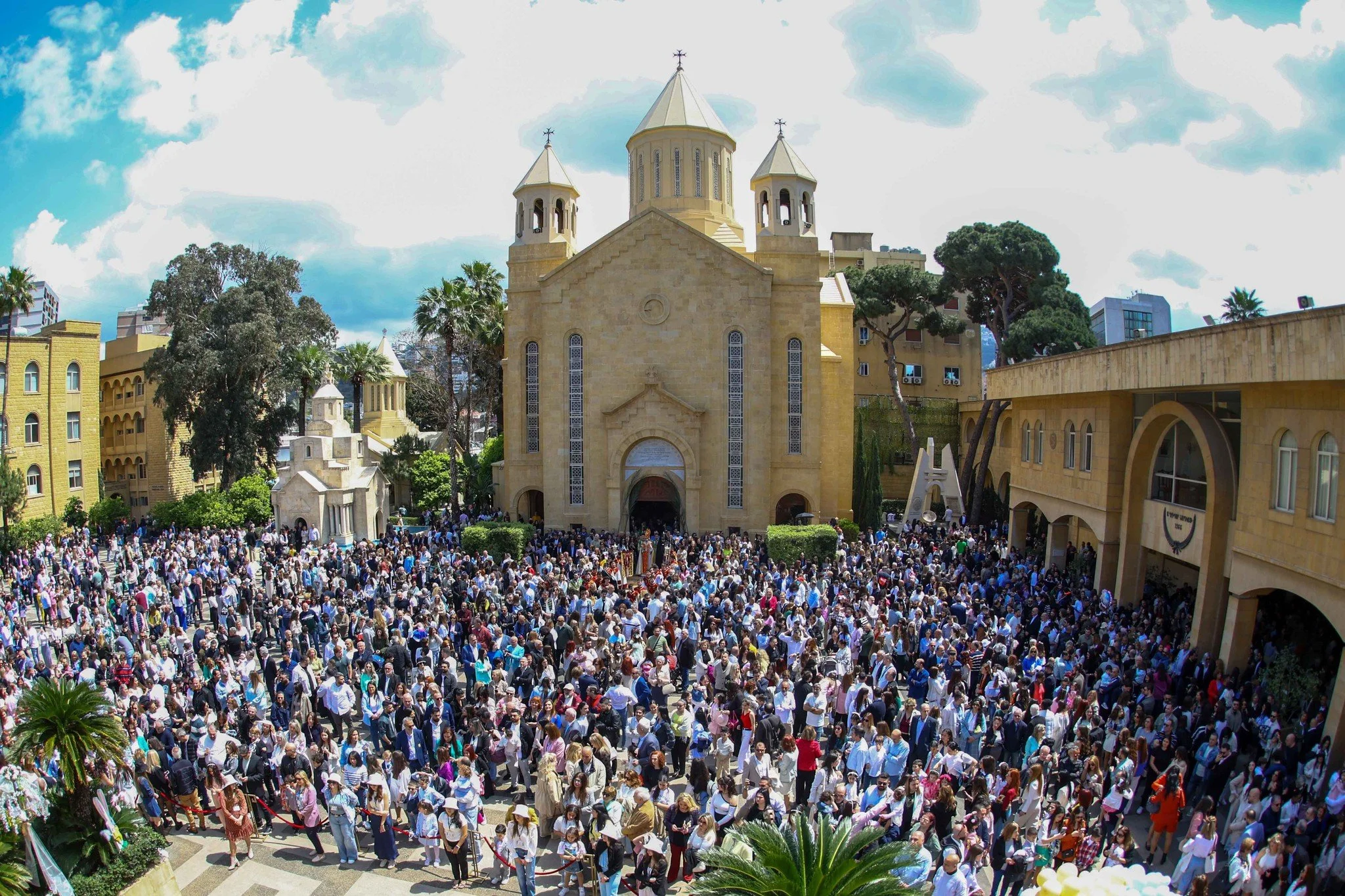 Palm Sunday Celebration at the Catholicosate of the Holy See of Cilicia in Antelias