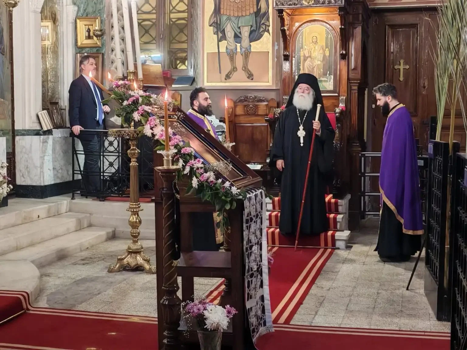 غبطة البابا والبطريرك ثيودروس الثاني يخدم صلاة الختن في الإسكندرية