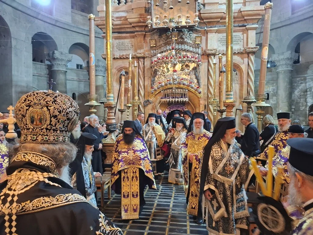 خدمة جناز المسيح يوم الجمعة العظيمة في البطريركية الأورشليمية للروم الأرثوذكس