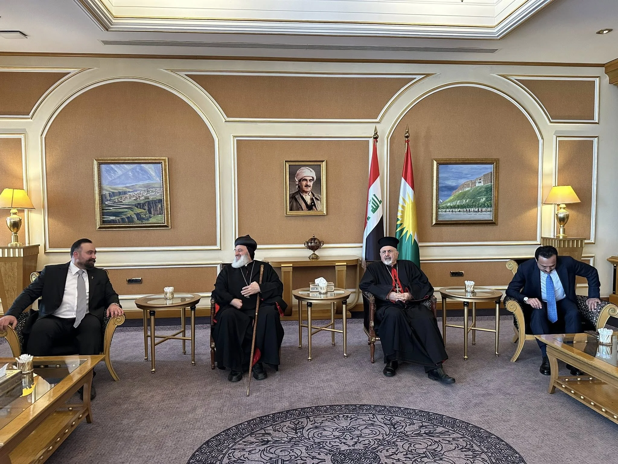  His Holiness Patriarch Mor Ignatius Aphrem II arrived to Erbil to participate in the Kurdistan National Prayer Breakfast
