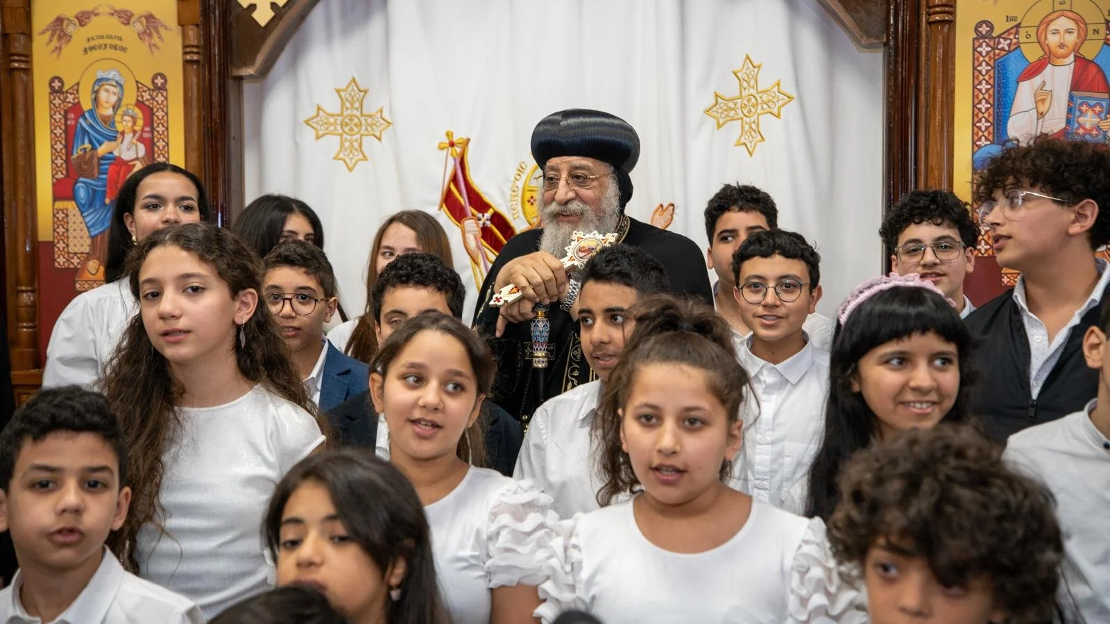 Meeting of Children with Their Father: His Holiness Pope Tawadros II Meets the Copts of Poland and Members of the Ethiopian Church