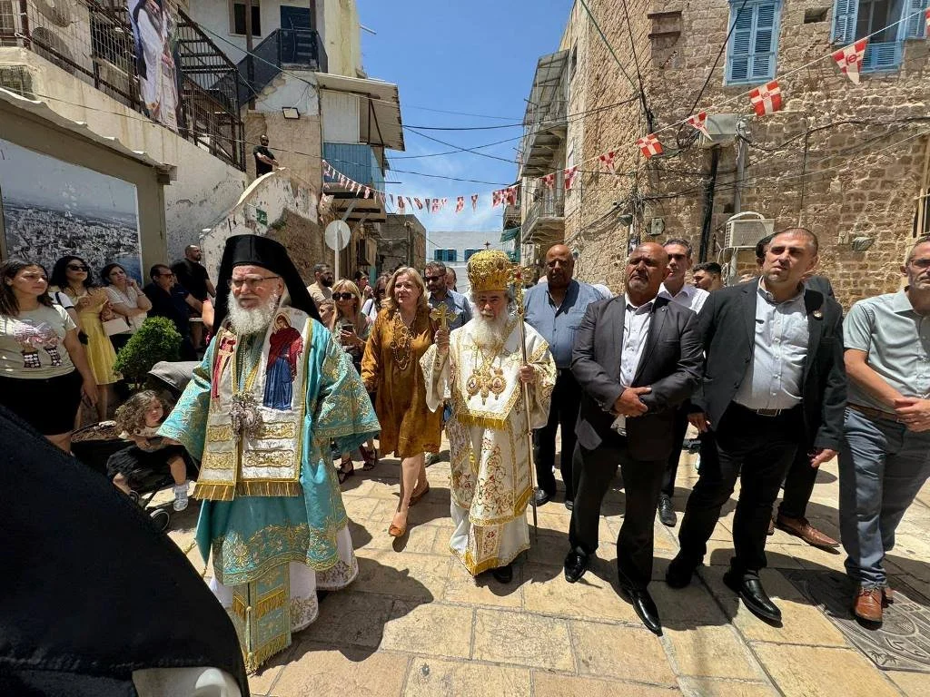 The Feast of Saint George the great martyr and trophy-bearer in Acre at the Greek Orthodox Eparchy of Ptolemais