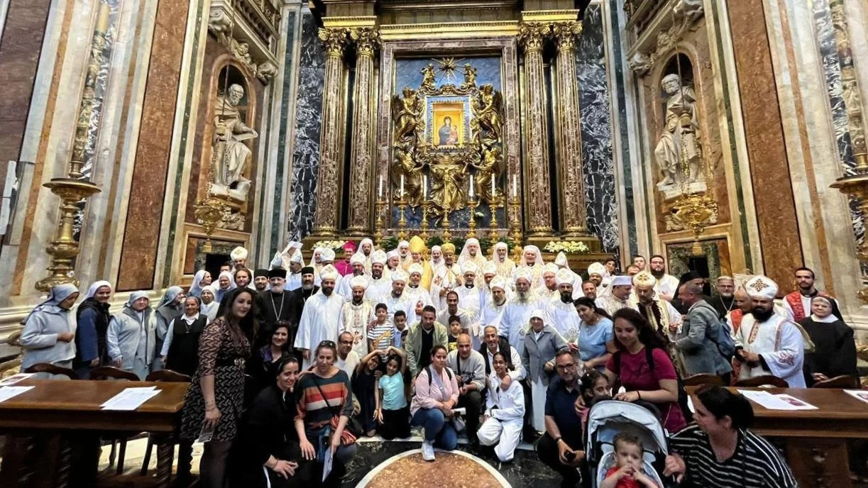 غبطة البطريرك الأنبا إبراهيم اسحق وآباء السينودس يحتفلون بقداس قبطي كاثوليكي بمناسبة يوبيل الرجاء ببازيليك مريم الكبرى بروما