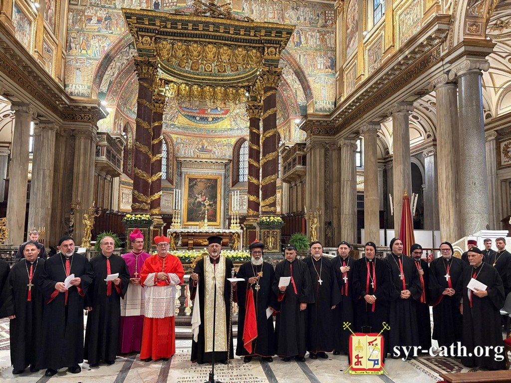 غبطة البطريرك مار اغناطيوس يوسف الثالث يونان يترأّس صلاة المساء المشتركة للكنائس ذات التقليد السرياني في بازيليك مريم الكبرى – روما