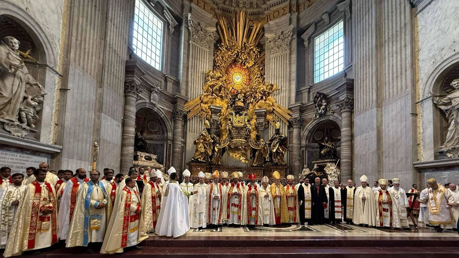 غبطة البطريرك الكاردينال لويس روفائيل ساكو يترأس قداس اليوبيل في كاتدرائية مار بطرس بالفاتيكان