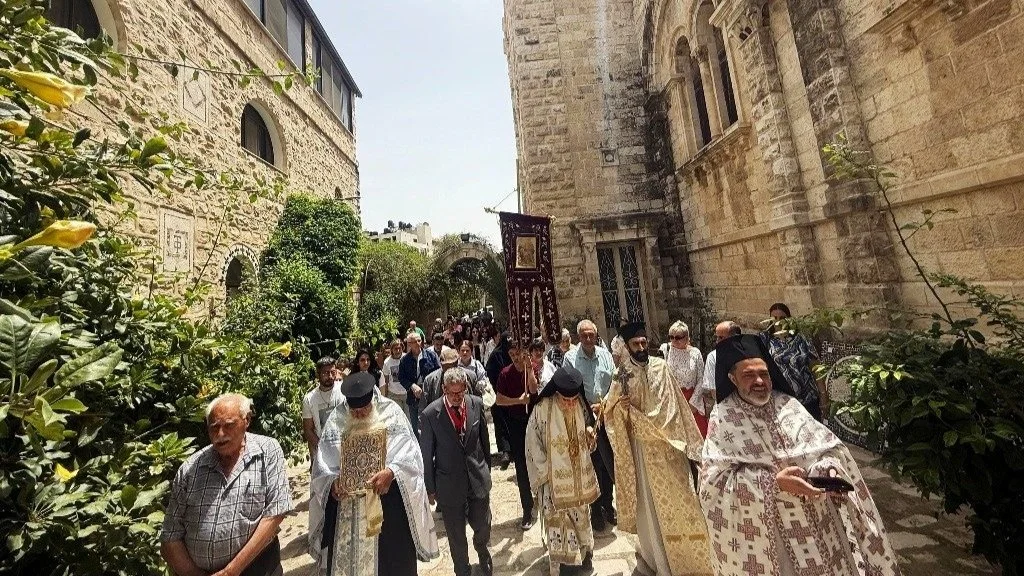 The Sunday of the Samaritan Woman at Jacob’s well at the Greek Patriarchate of Jerusalem