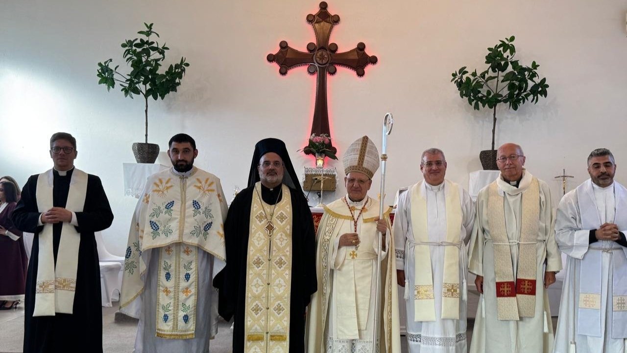 غبطة البطريرك الكاردينال لويس روفائيل ساكو يحتفل بالقداس في رعية سيدة الكلدان بمرسيليا/فرنسا