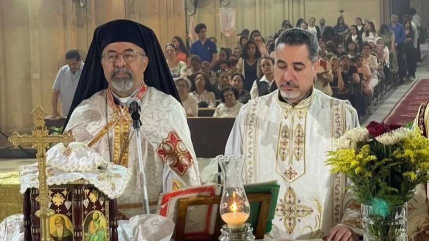 غبطة البطريرك الأنبا إبراهيم إسحق يترأس قداس عيد القديسة ريتا بكنيسة الآباء الفرنسيسكان ببولاق أبوالعلا