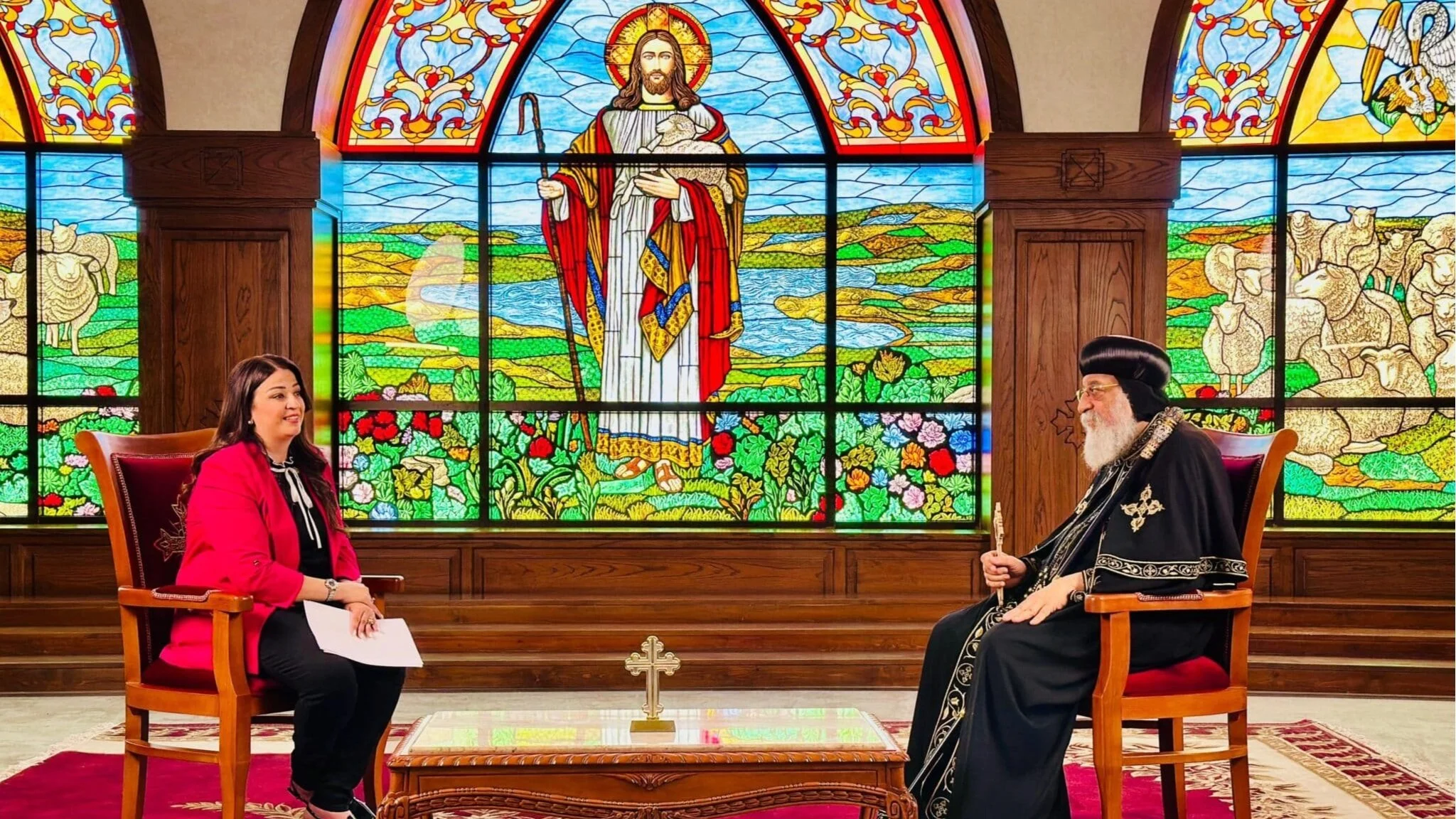 His Holiness Pope Tawadros II Gives an Interview to the “My Church in the Diaspora” Program
