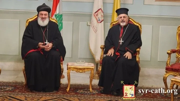 غبطة البطريرك مار اغناطيوس يوسف الثالث يونان يتّصل بقداسة أخيه البطريرك مار اغناطيوس أفرام الثاني للتهنئة 