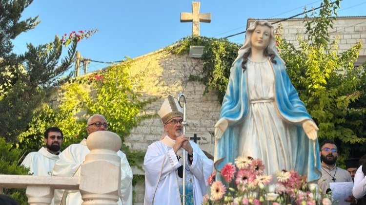 His Beatitude Patriarch Cardinal Pierbattista Pizzaballa Presides Over Parish Feast celebrations in Zababdeh