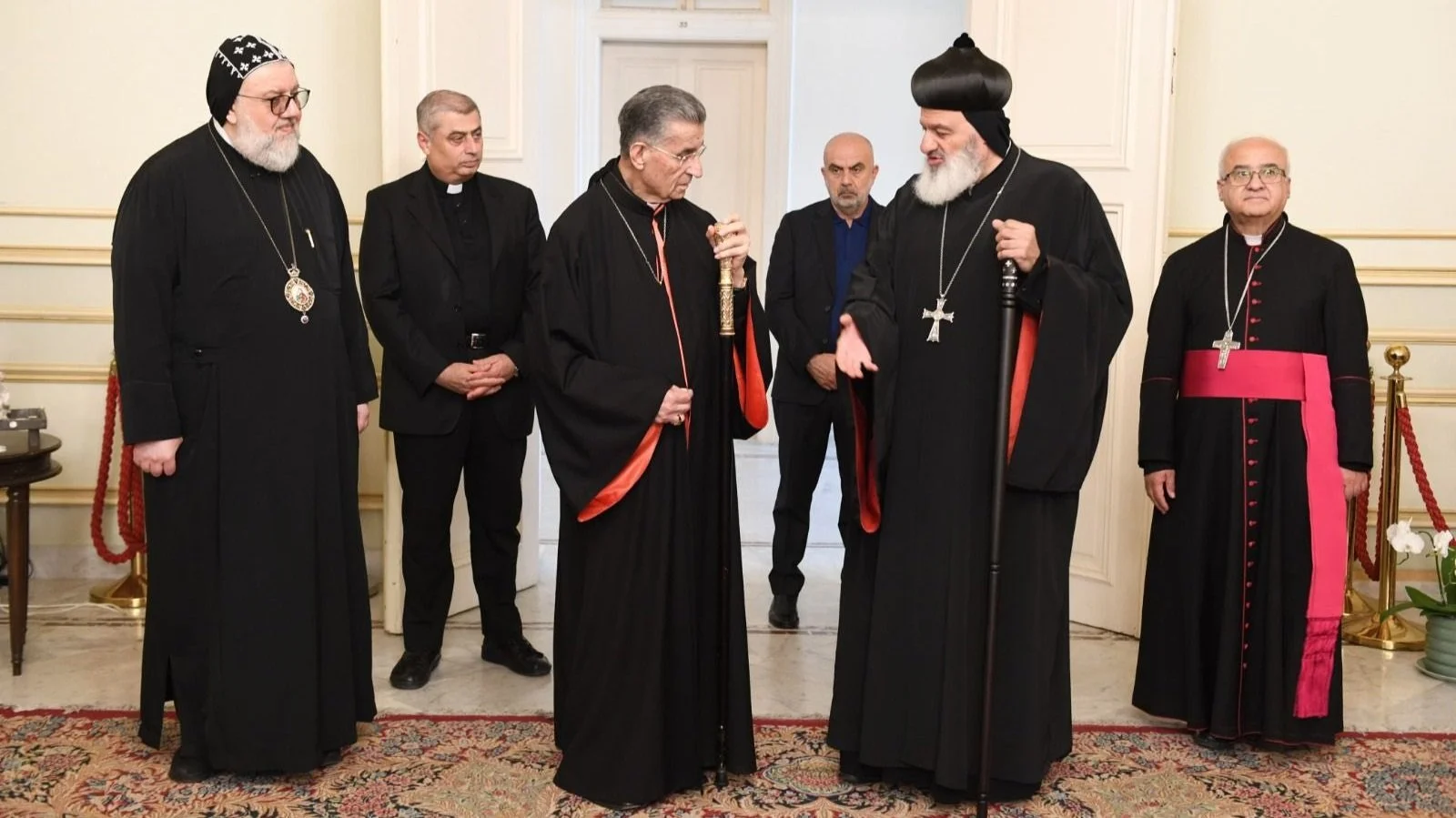 His Holiness Patriarch Mor Ignatius Aphrem II visited His Beatitude Patriarch Cardinal Mar Bechara Boutros Al-Rai