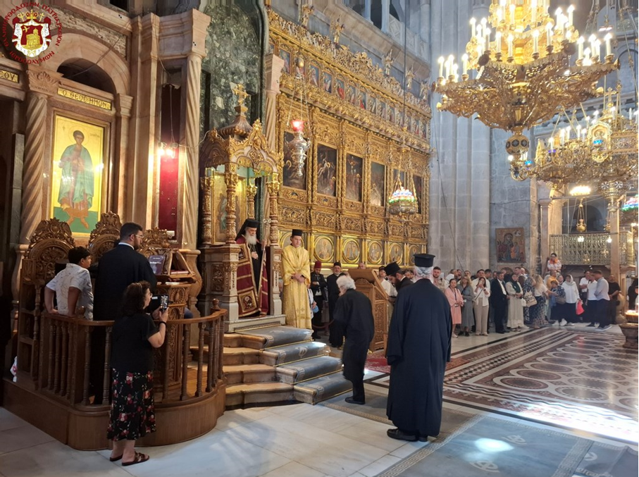 البطريركيّة الأرثوذكسيّة الأورشليميّة تحتفل بأحد الخمسين (أحد العنصرة) برئاسة غبطة البطريرك كيريوس كيريوس ثيوفيلوس الثالث