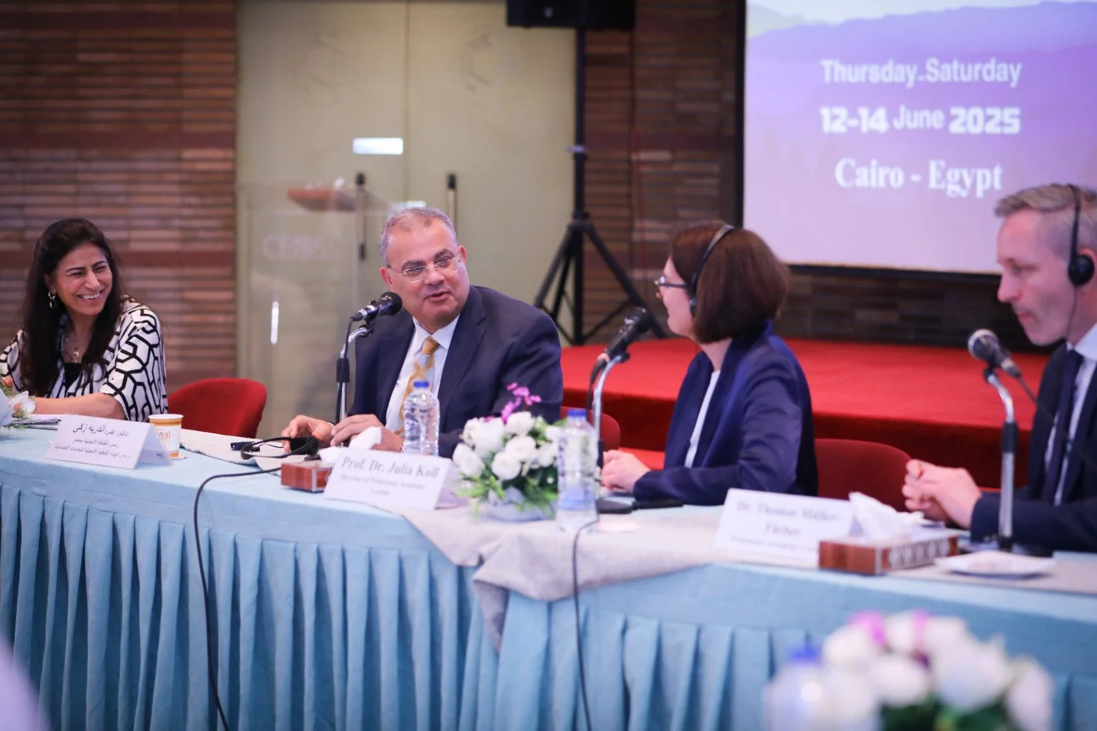 حضرة الدكتور القسّ أندريه زكي يختتم فعاليّات الحوار المصري الألماني