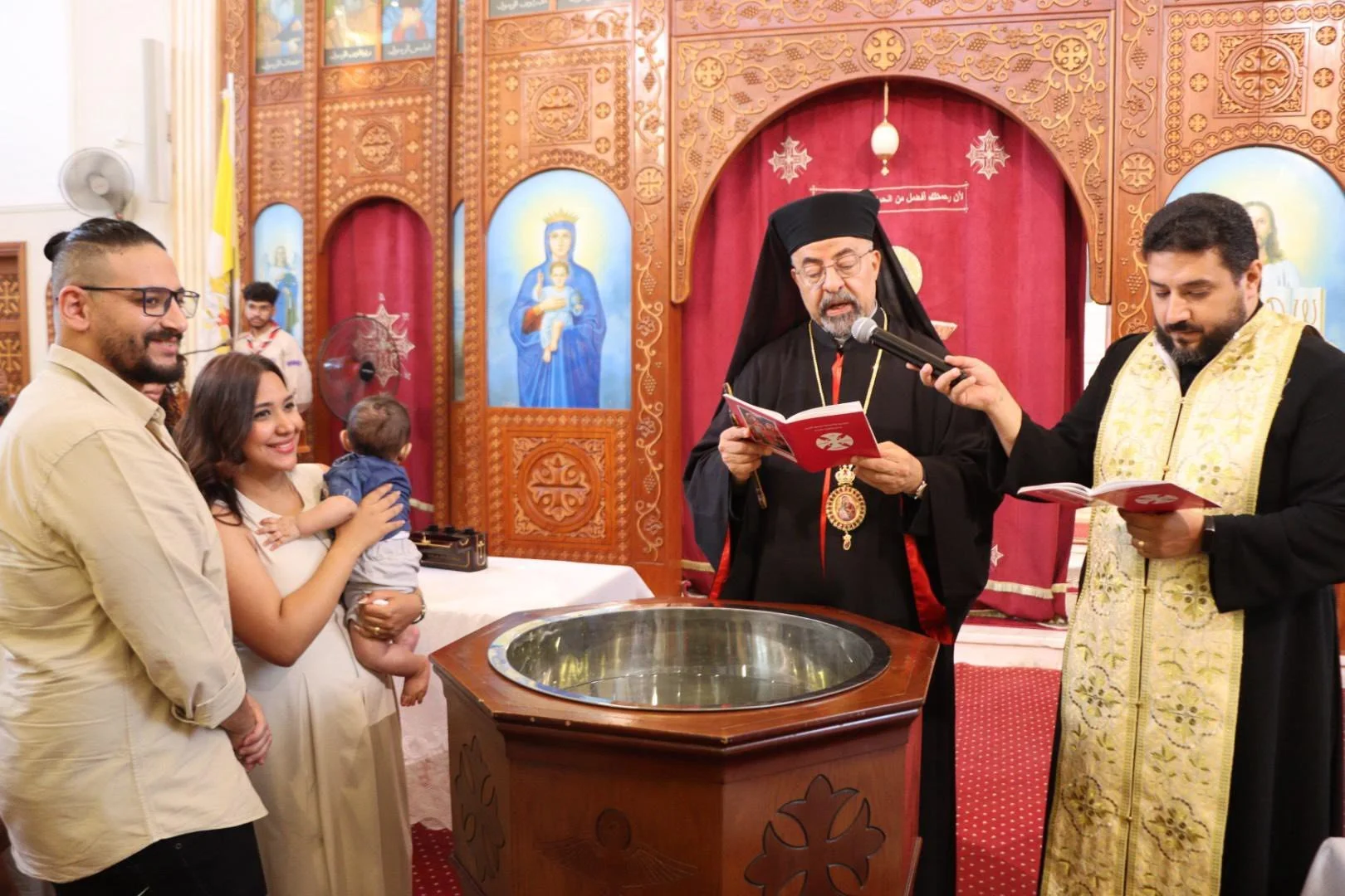غبطة البطريرك الأنبا إبراهيم إسحق يتفقد الأحوال الرعوية لكنيسة مار مرقس الرسول بالعبور
