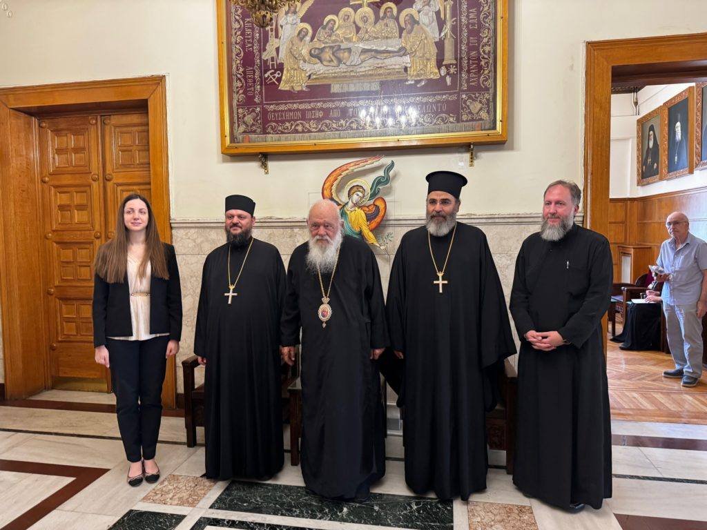 خلال استقباله وفدًا رسميًّا من بطريركية أنطاكية... غبطة رئيس أساقفة أثينا إيرونيموس يجدّد التزام كنيسة اليونان بدعم الكنيسة الأنطاكية وشعب سوريا