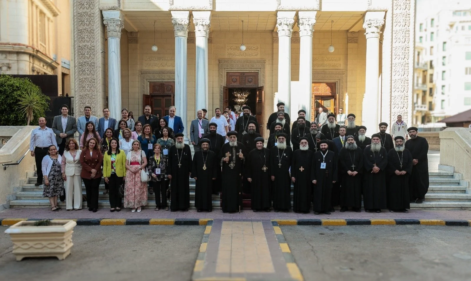 قداسة البابا تواضروس الثاني يلتقي الدارسين وأعضاء هيئة تدريس الكليّة الإكليريكيّة في الإسكندريّة