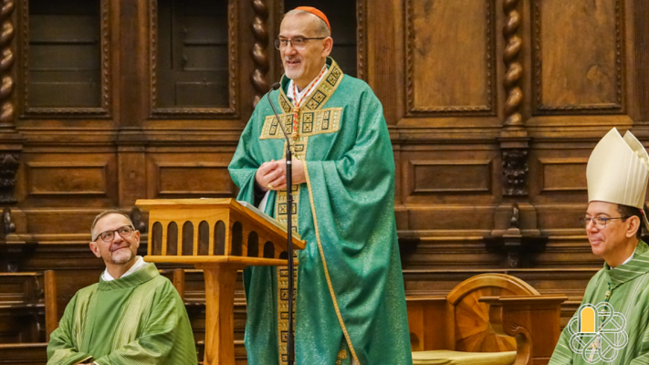 تأمّل غبطة البطريرك الكاردينال بييرباتيستا بيتسابالا في بازيليك القديسة مريم سيدة الملائكة البابوية