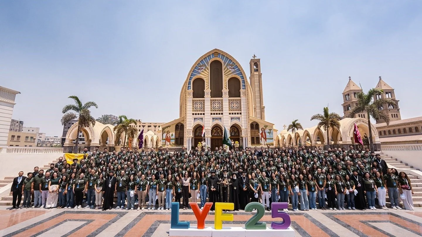 His Holiness Pope Tawadros II Welcomes the Participants of the Fifth LOGOS Coptic Youth Forum for the Coptic Orthodox Youth