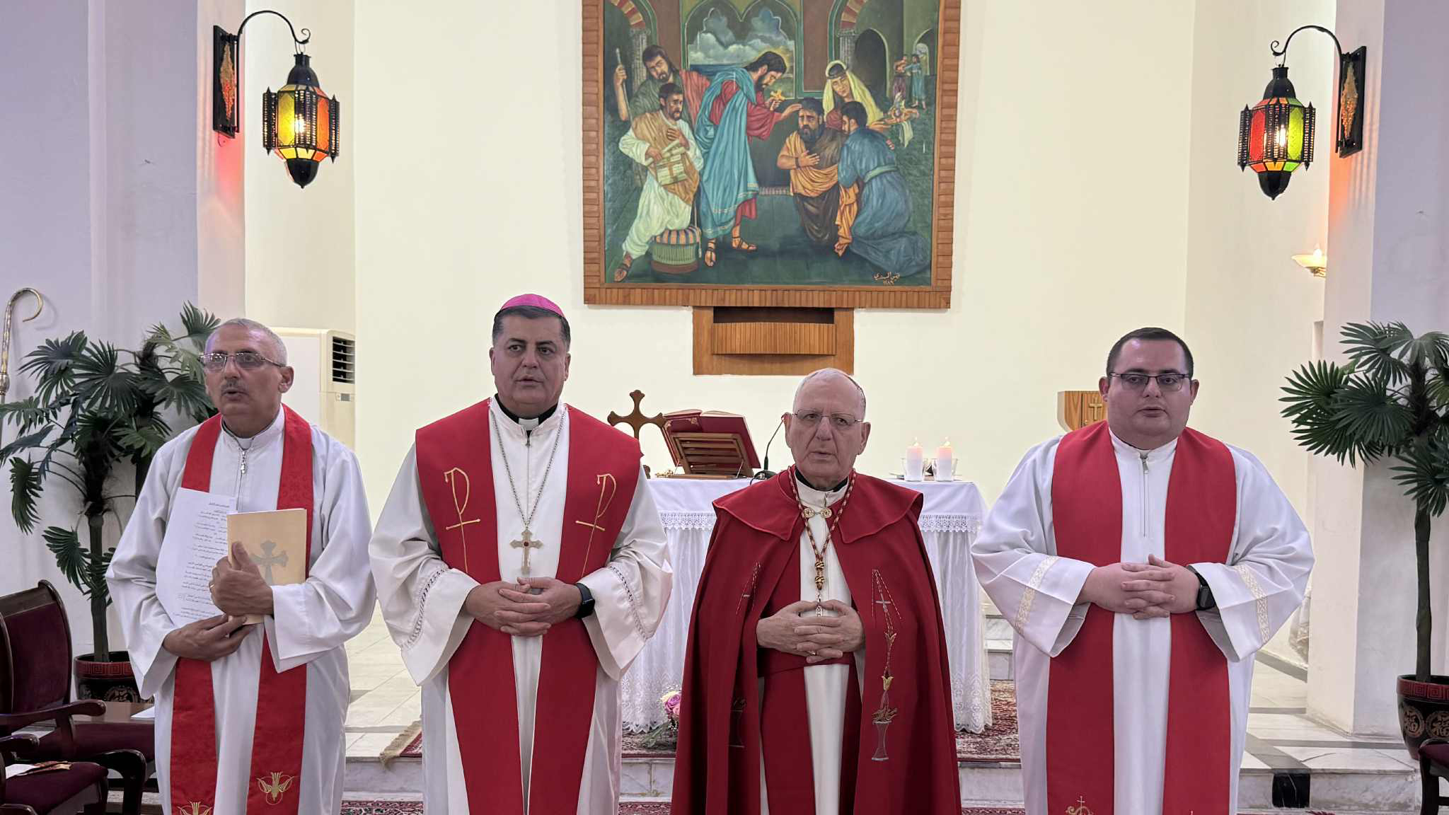 غبطة البطريرك الكاردينال لويس روفائيل ساكو يحتفل بتذكار مار ماري في بغداد