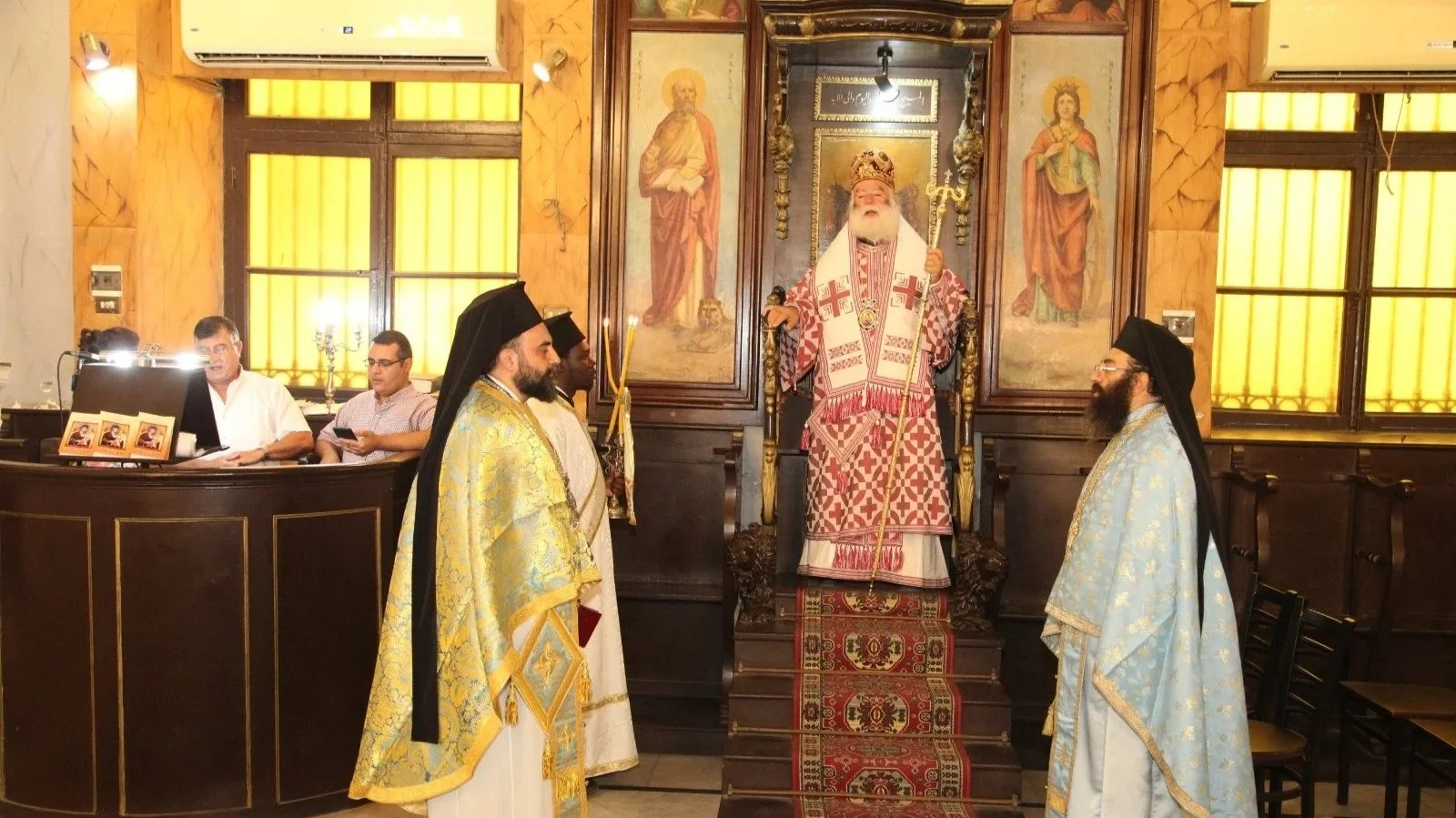 غبطة البابا ثيودوروس الثاني يترأس القداس الإلهي في كنيسة سيدة النياح للروم الأرثوذكس بالإسكندرية