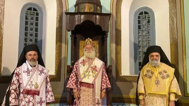 غبطة البابا ثيودوروس الثاني يحتفل بعيد التجلي في مدينة بورسعيد