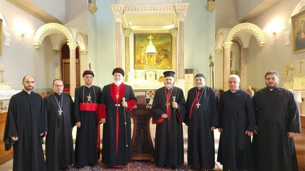 غبطة البطريرك مار اغناطيوس يوسف الثالث يونان يستقبل قداسة أخيه البطريرك مار آوا الثالث