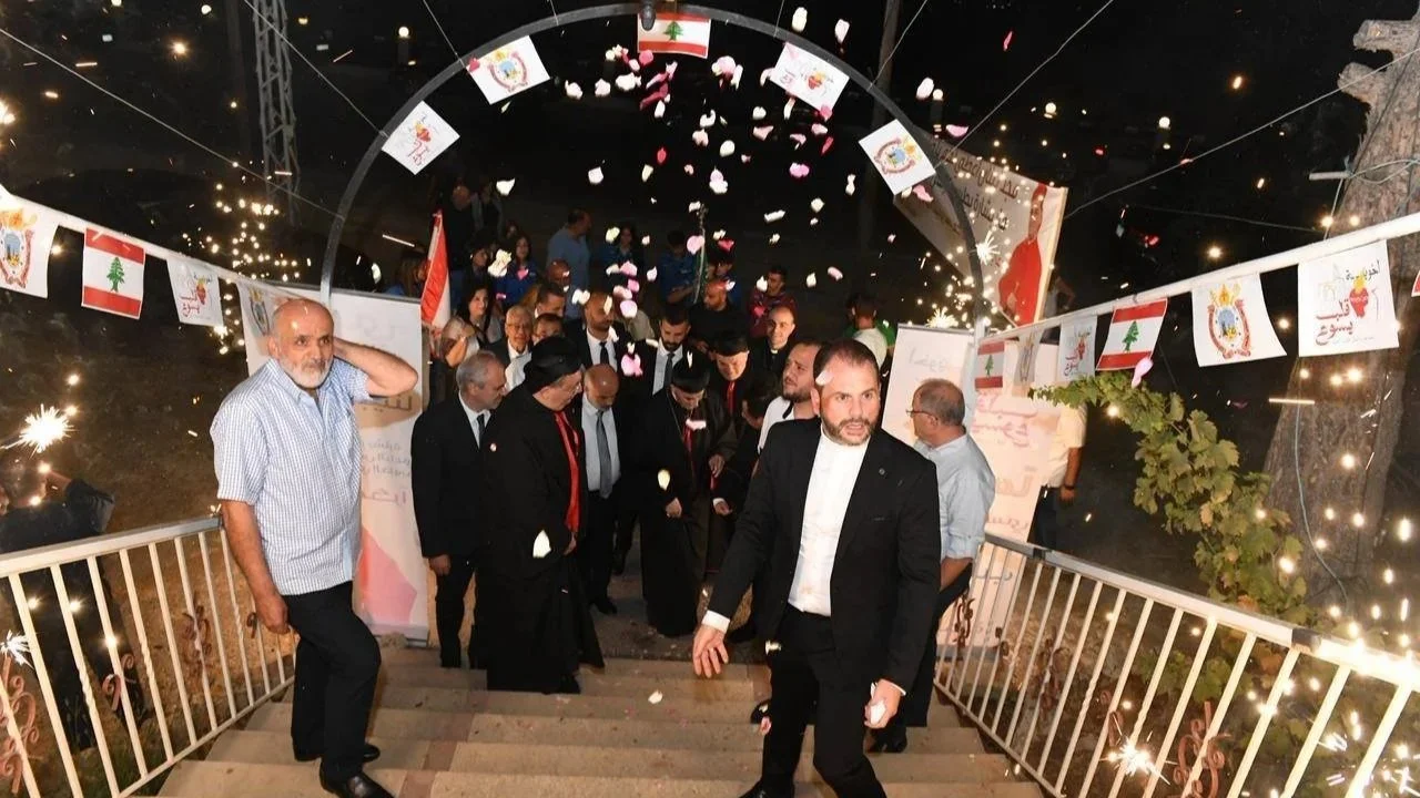 غبطة البطريرك الكاردينال مار بشارة بطرس الرّاعي في حدث الجبة يبارك احتفال اليوبيل الماسي التكريمي، 75  سنة على تأسيس أخوية قلب يسوع في رعية مار دانيال حدث الجبة