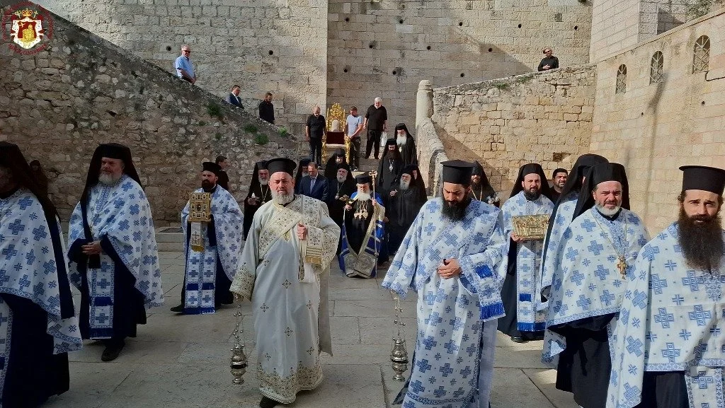 The Eve of the Feast of the Dormition of the Theotokos at the Greek Patriarchate of Jerusalem