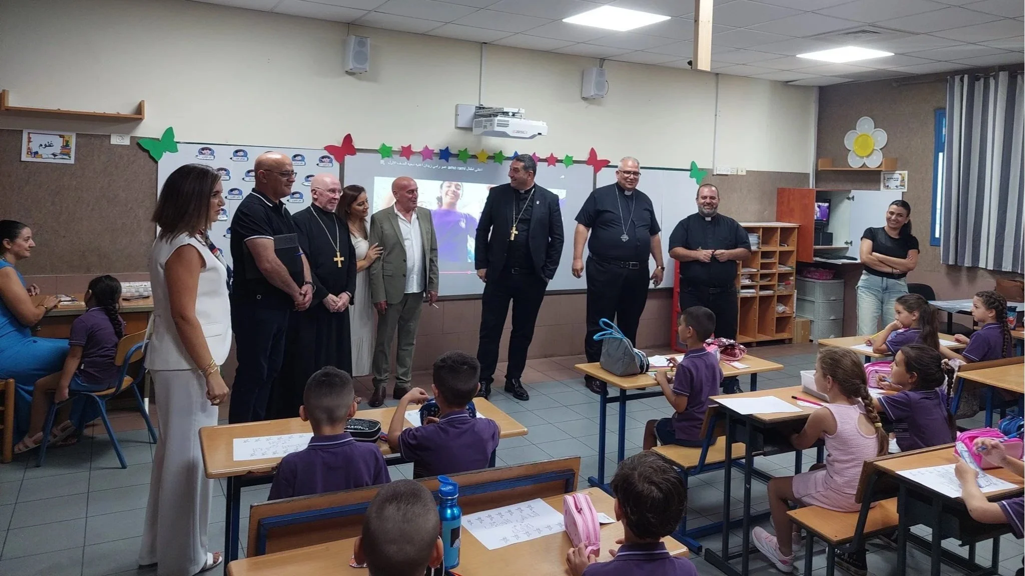 سيادة رئيس الأساقفة حسام نعوم يتفقّد جاهزيّة مدرسة المسيح الأنچليكانيّة في الناصرة