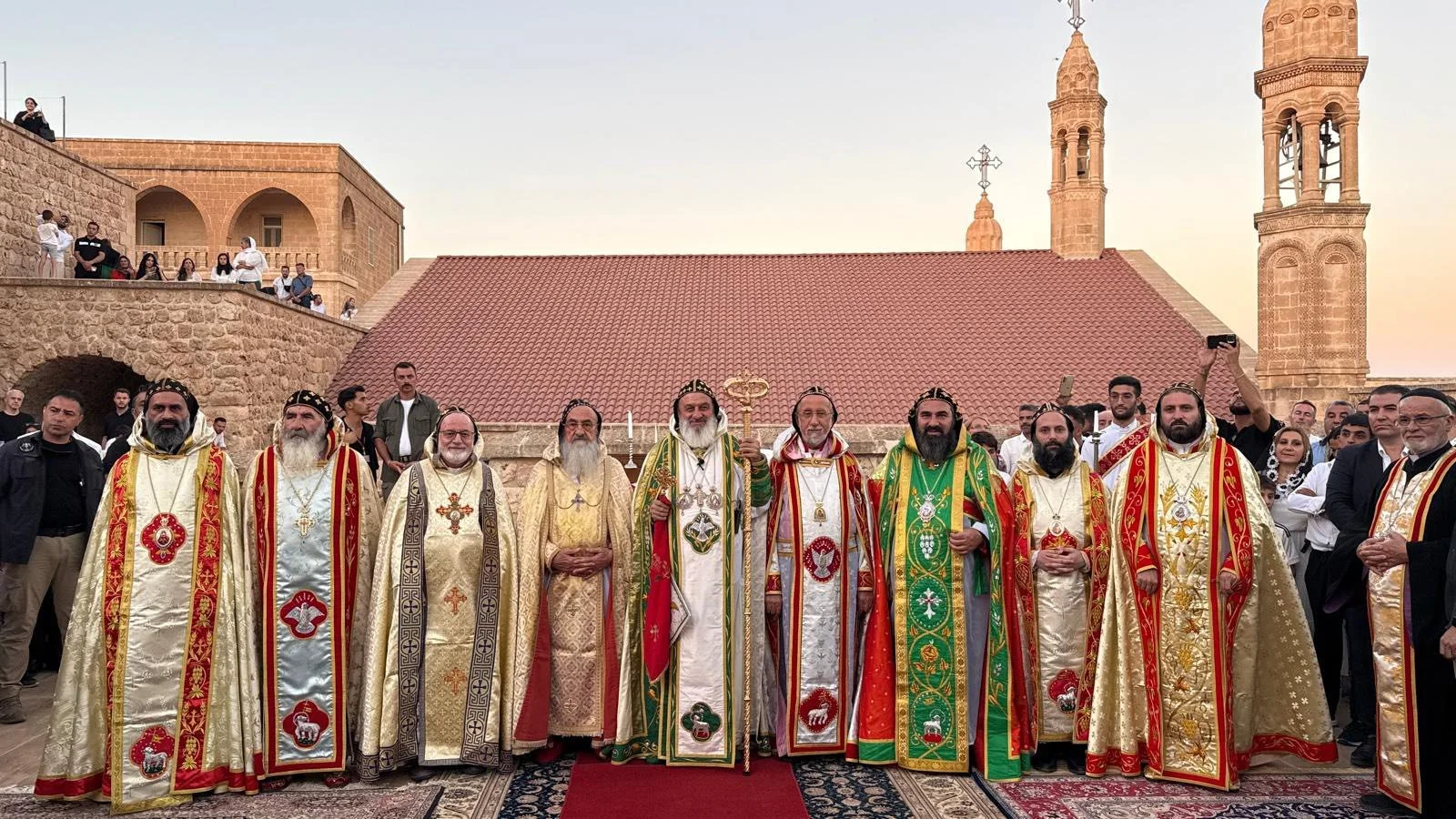His Holiness Patriarch Mor Ignatius Aphrem II Celebrated the Holy Qurobo at Mor Gabriel Monastery in Qartmin, on the occasion of his Feast