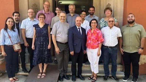 Reverend Dr. Paul Haidostian and Armenian Evangelical Pastors Visit Azounieh Sanatorium, Sharing Worship, Fellowship, and Encouragement with Elders