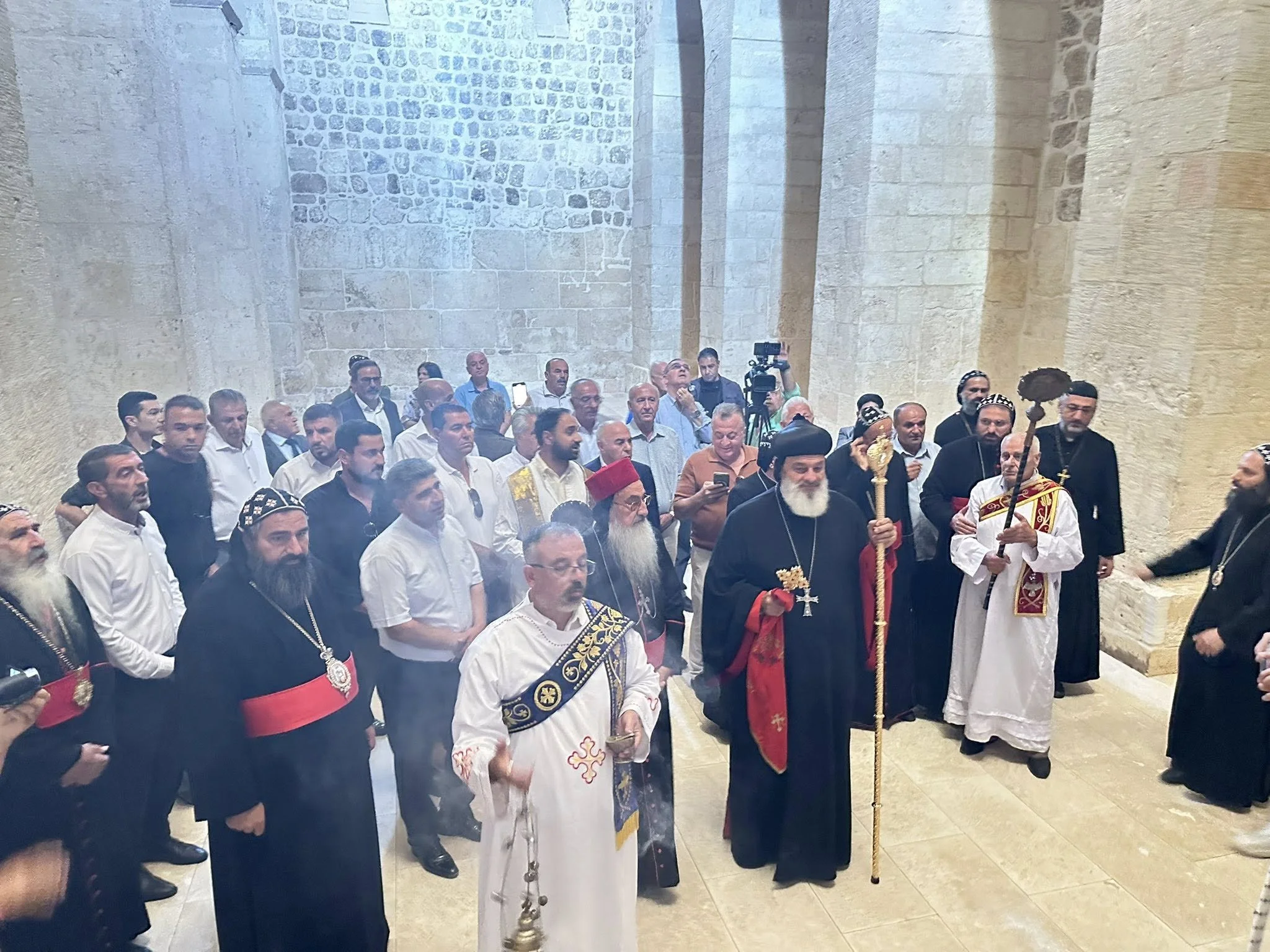 His Holiness Patriarch Mor Ignatius Aphrem II Visited St. Quryaqos Church in Urnus